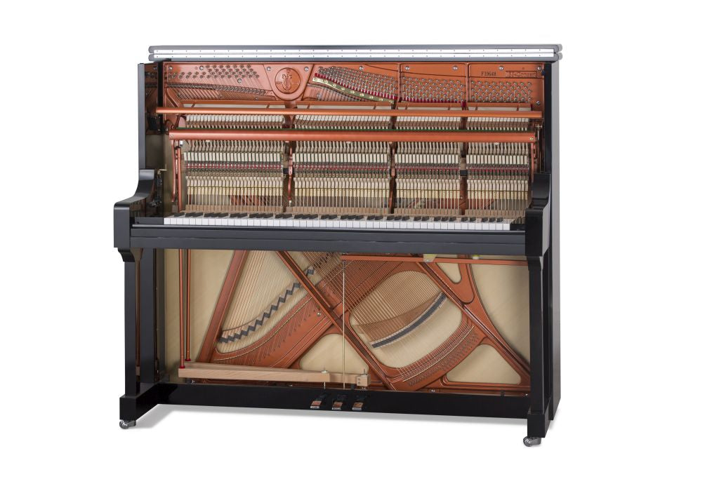Feurich Mod. 133 - Concert - Negro pulido, Herraje cromado - Para Importación.