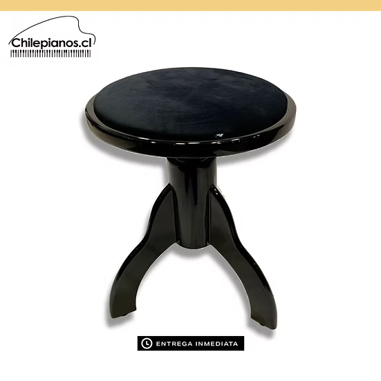 Sillín Taburete Clásico con Regulación de Altura y Acolchado