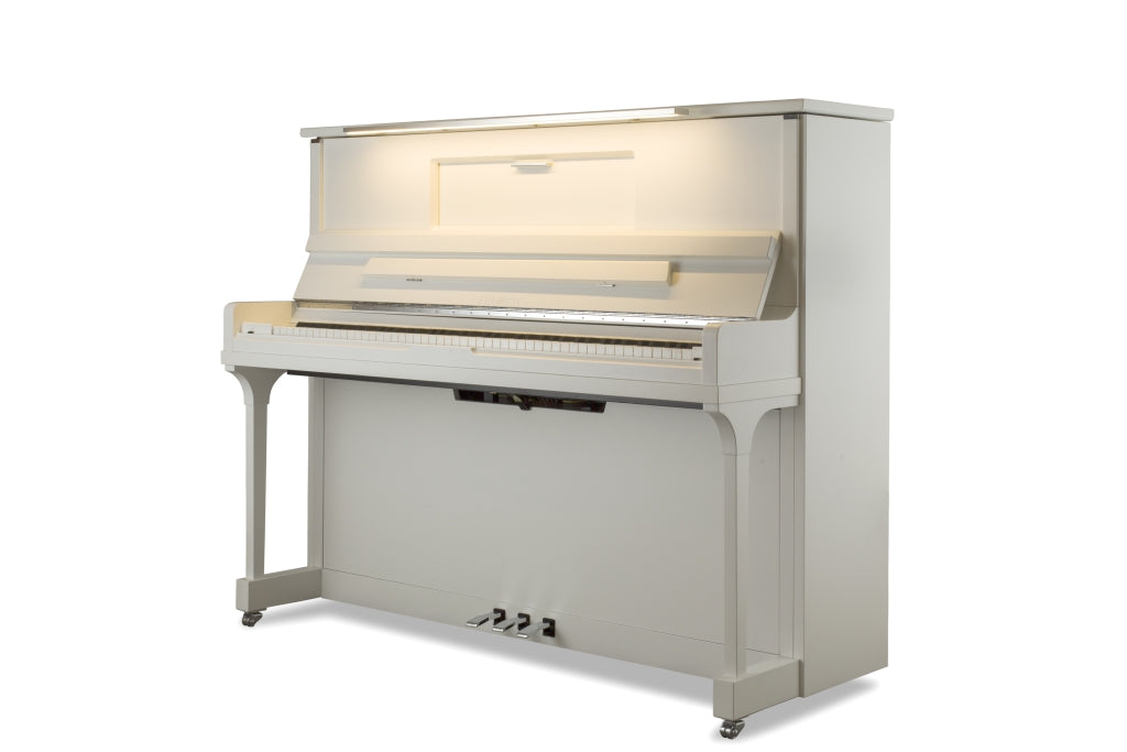 Feurich Mod. 123 - Vienna "Made in Austria" - Blanco satín - Para Importación.