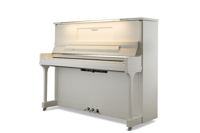 Feurich Mod. 123 - Vienna "Made in Austria" - Blanco satín - Para Importación.