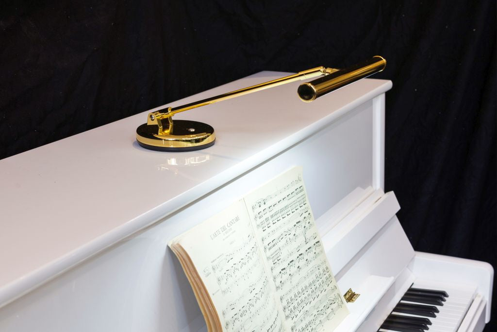 Lámpara de piano vertical - Color Dorado