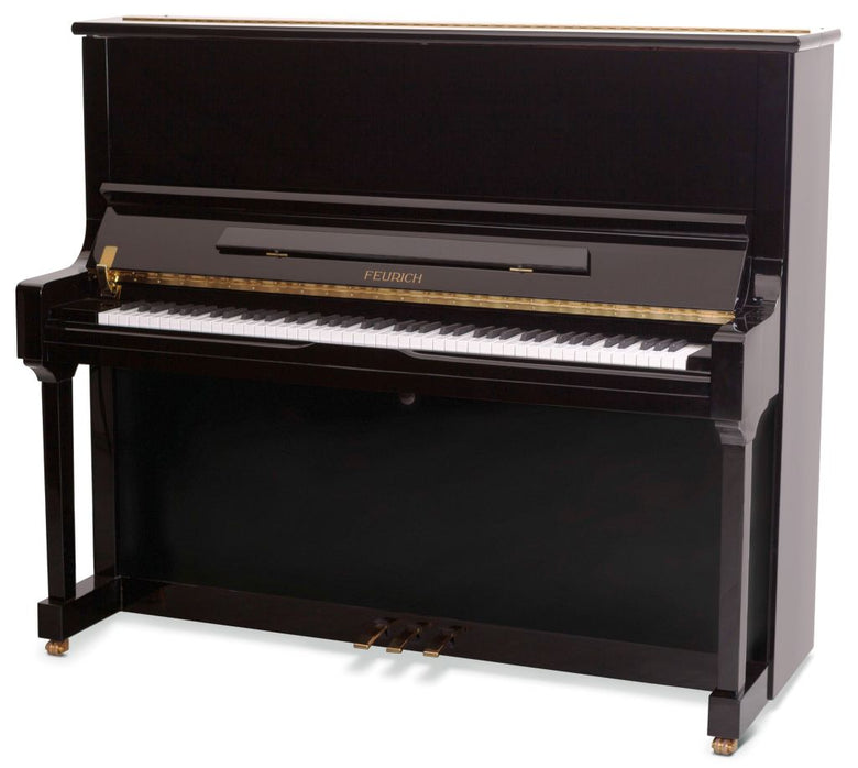 Feurich Mod. 133 - Concert - Negro pulido, Herraje Dorado.